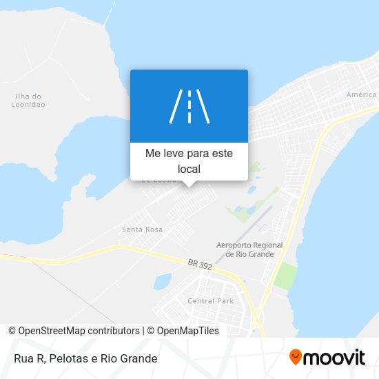 Rua R mapa