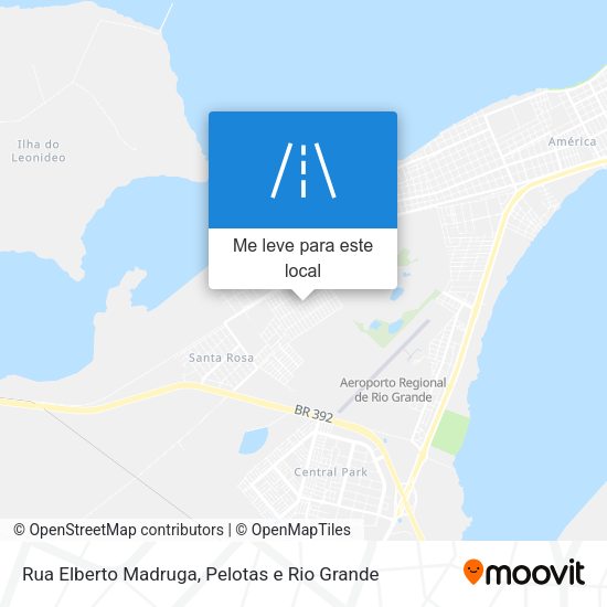Rua Elberto Madruga mapa