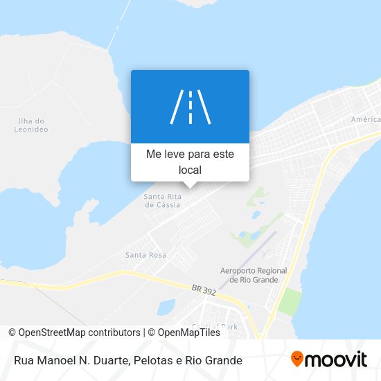 Rua Manoel N. Duarte mapa