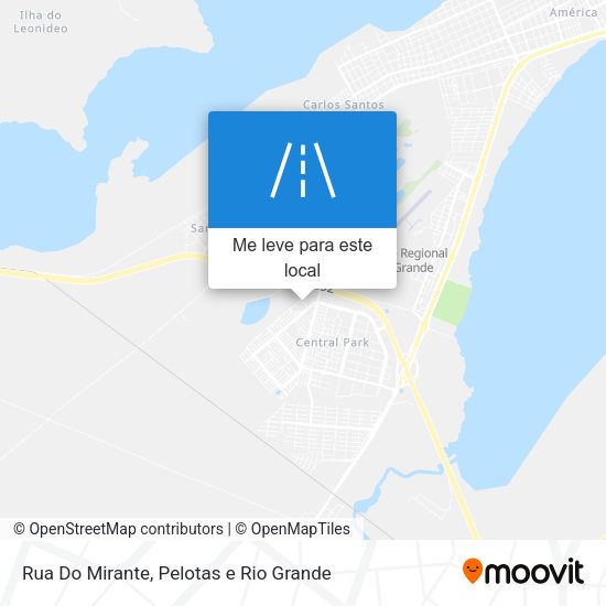 Rua Do Mirante mapa