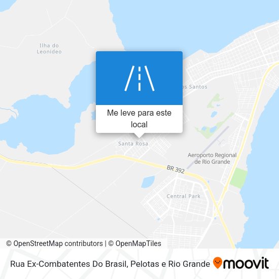 Rua Ex-Combatentes Do Brasil mapa