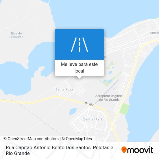 Rua Capitão Antônio Bento Dos Santos mapa