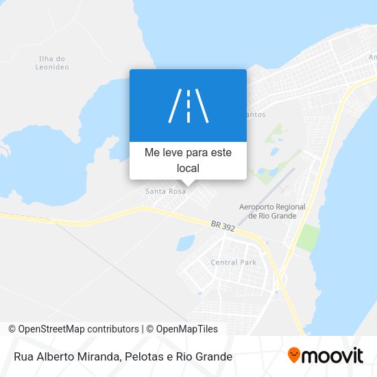 Rua Alberto Miranda mapa