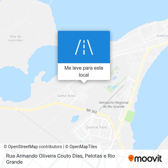 Rua Armando Oliveira Couto Dias mapa