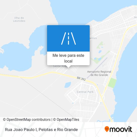 Rua Joao Paulo I mapa