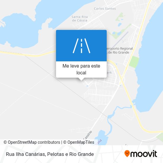 Rua Ilha Canárias mapa