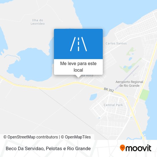 Beco Da Servidao mapa