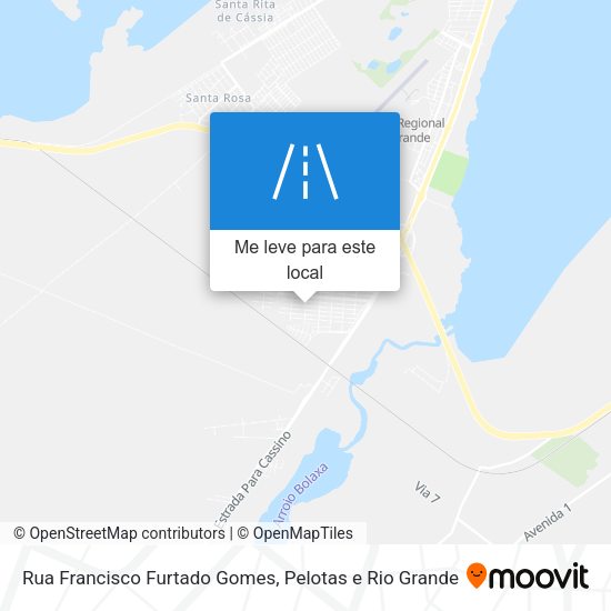 Rua Francisco Furtado Gomes mapa