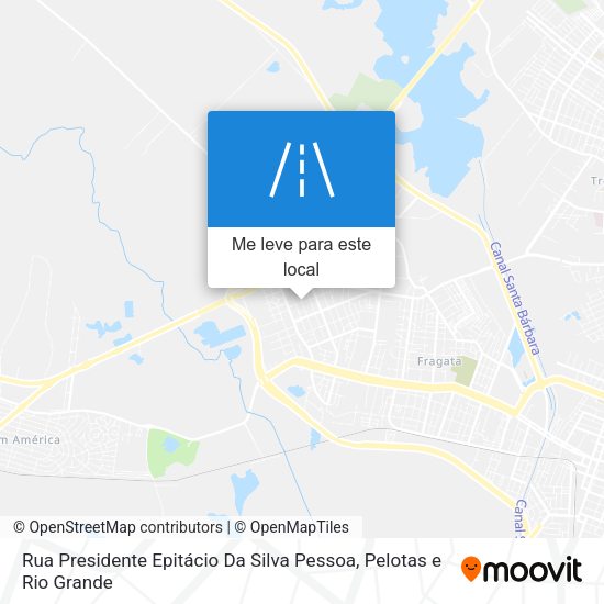 Rua Presidente Epitácio Da Silva Pessoa mapa
