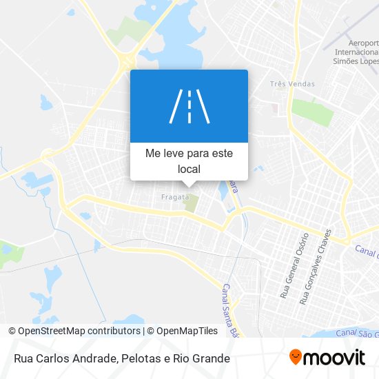 Rua Carlos Andrade mapa