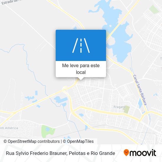 Rua Sylvio Frederio Brauner mapa