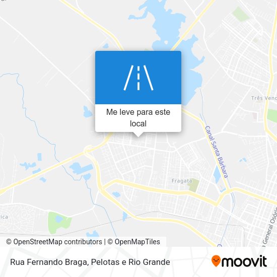 Rua Fernando Braga mapa