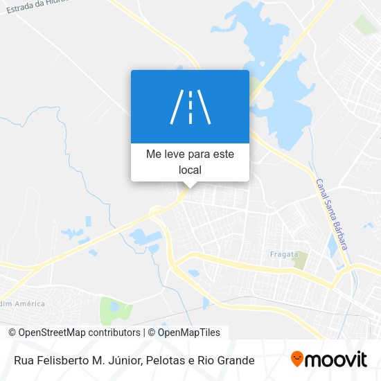 Rua Felisberto M. Júnior mapa
