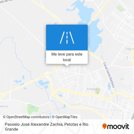 Passeio José Alexandre Zachia mapa