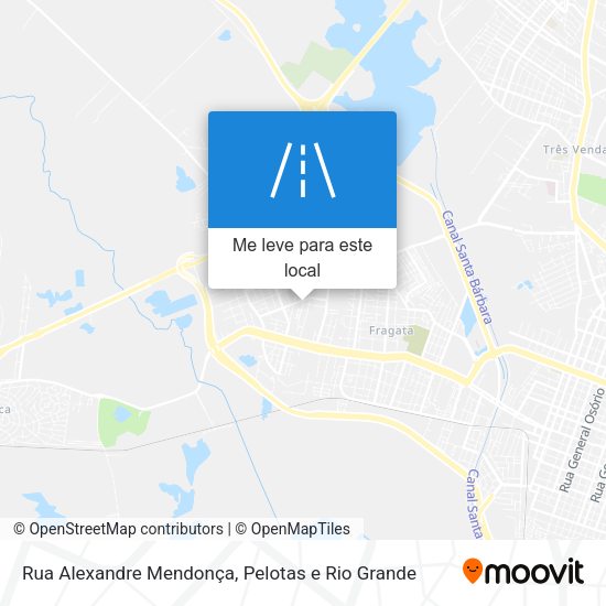 Rua Alexandre Mendonça mapa