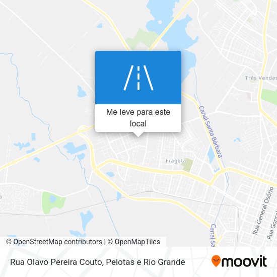 Rua Olavo Pereira Couto mapa