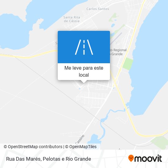 Rua Das Marés mapa