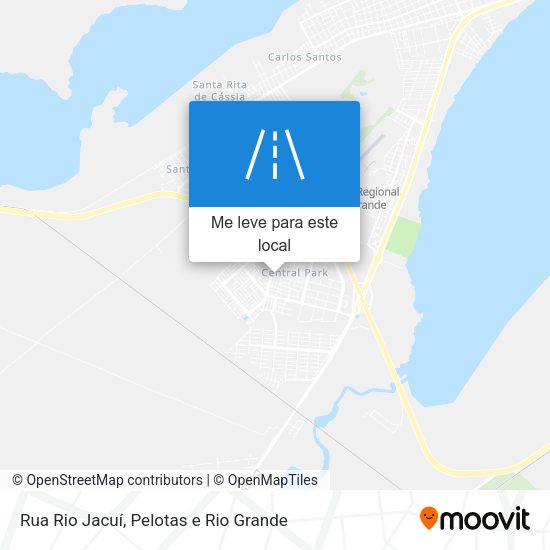 Rua Rio Jacuí mapa