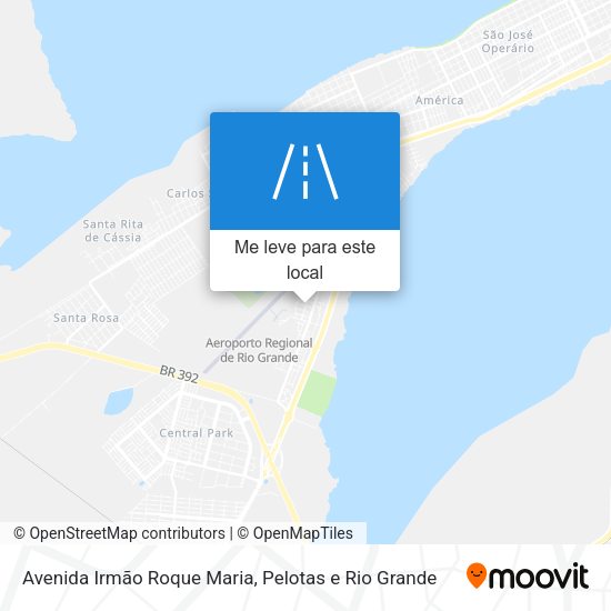 Avenida Irmão Roque Maria mapa