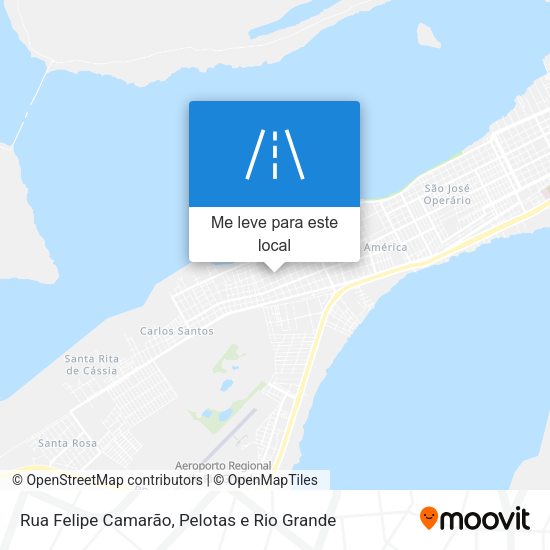 Rua Felipe Camarão mapa