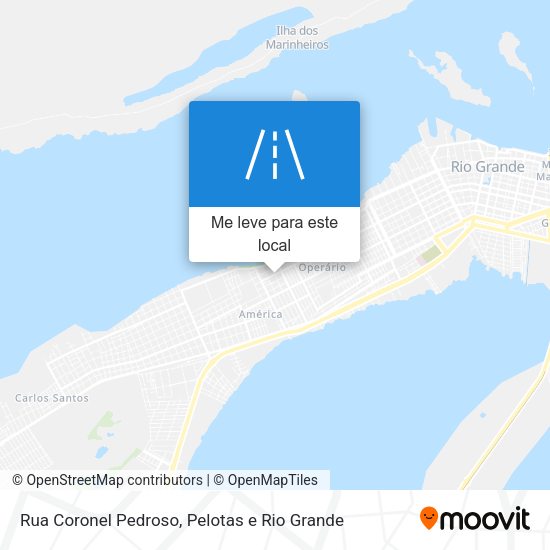 Rua Coronel Pedroso mapa