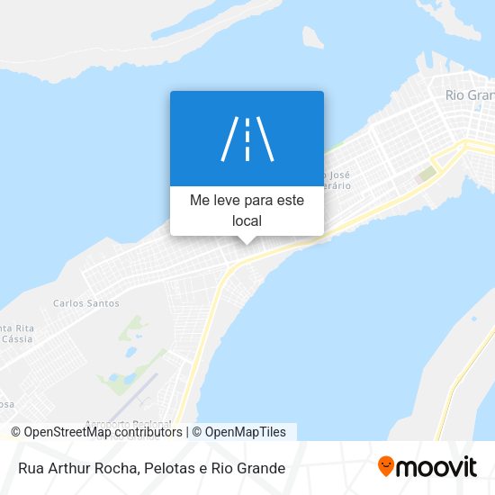 Rua Arthur Rocha mapa
