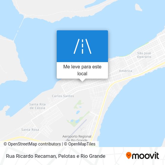 Rua Ricardo Recaman mapa