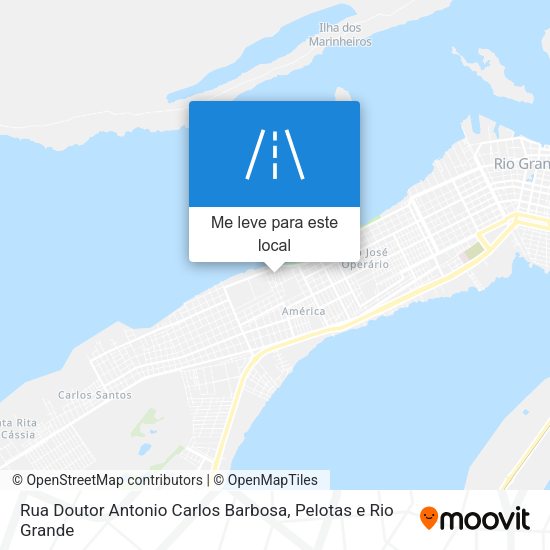 Rua Doutor Antonio Carlos Barbosa mapa