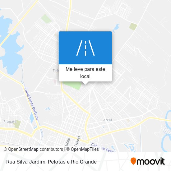 Rua Silva Jardim mapa