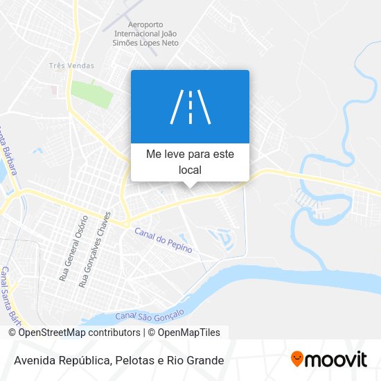 Avenida República mapa