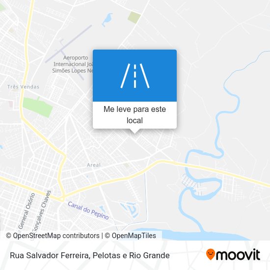 Rua Salvador Ferreira mapa