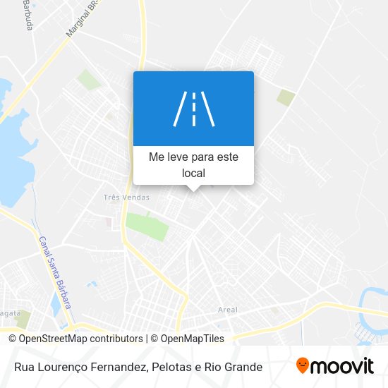 Rua Lourenço Fernandez mapa