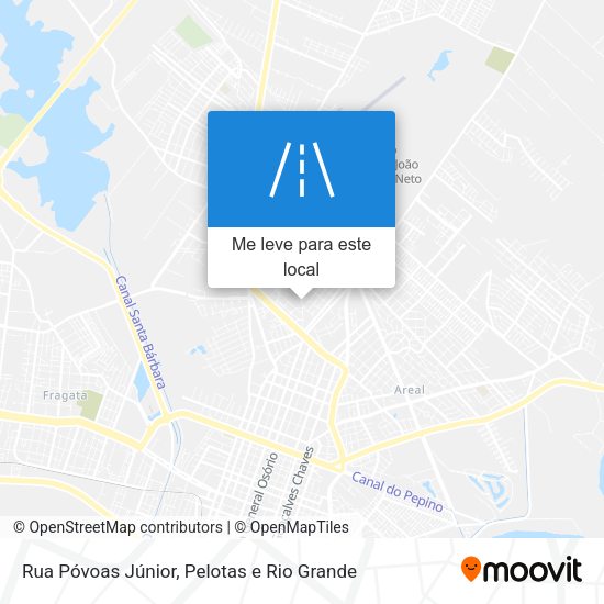 Rua Póvoas Júnior mapa