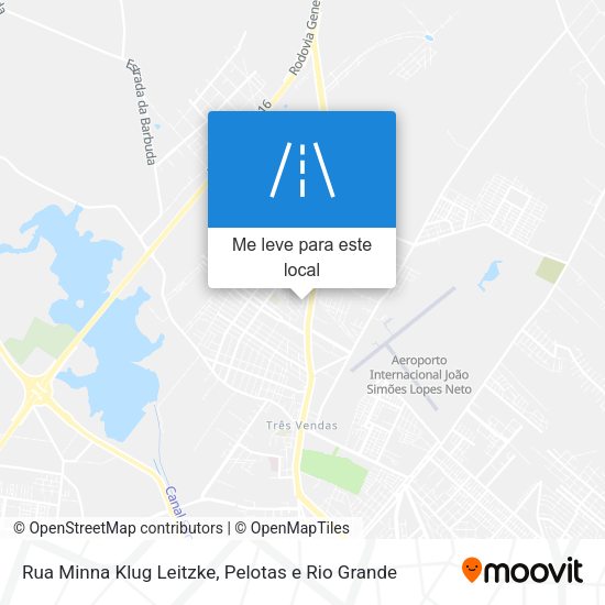 Rua Minna Klug Leitzke mapa