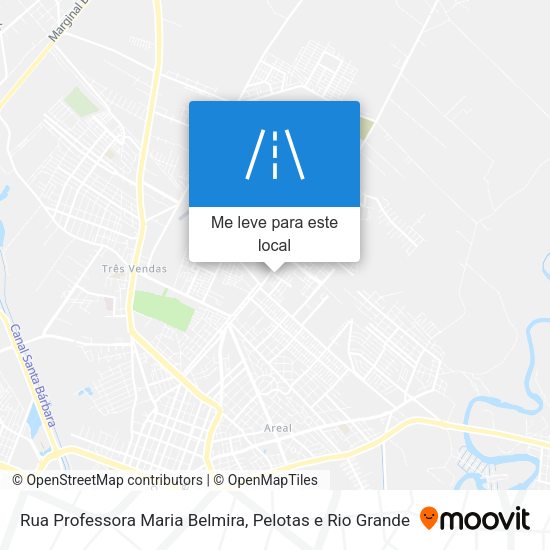 Rua Professora Maria Belmira mapa