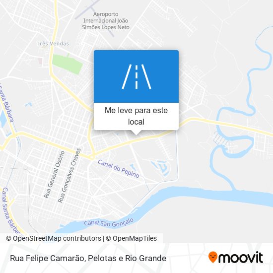 Rua Felipe Camarão mapa