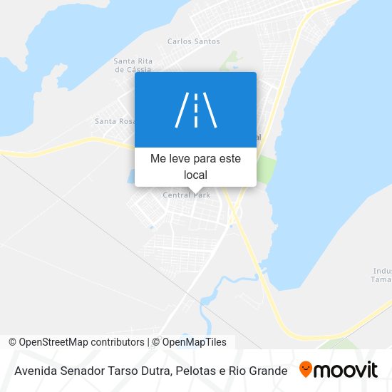Avenida Senador Tarso Dutra mapa