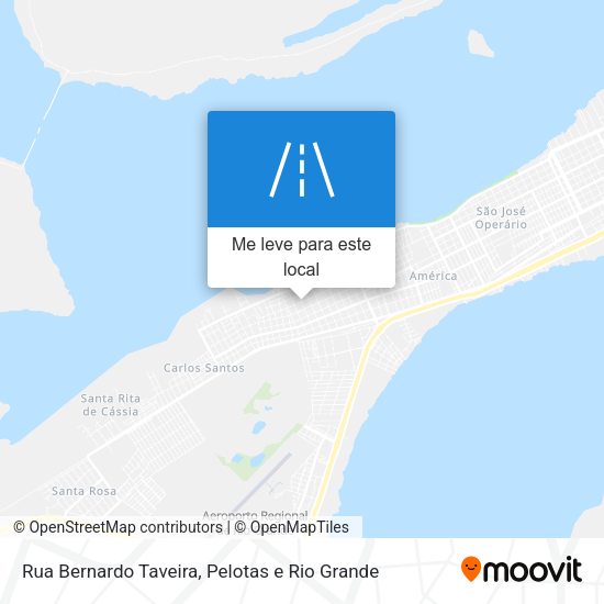 Rua Bernardo Taveira mapa