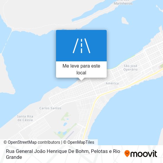 Rua General João Henrique De Bohm mapa