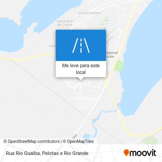 Rua Rio Guaíba mapa