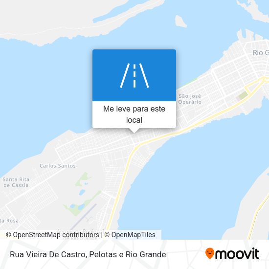 Rua Vieira De Castro mapa
