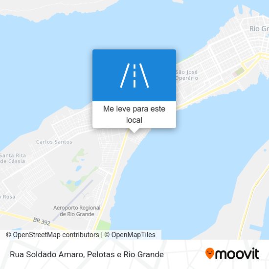 Rua Soldado Amaro mapa