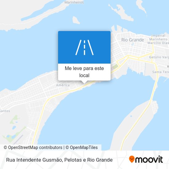 Rua Intendente Gusmão mapa