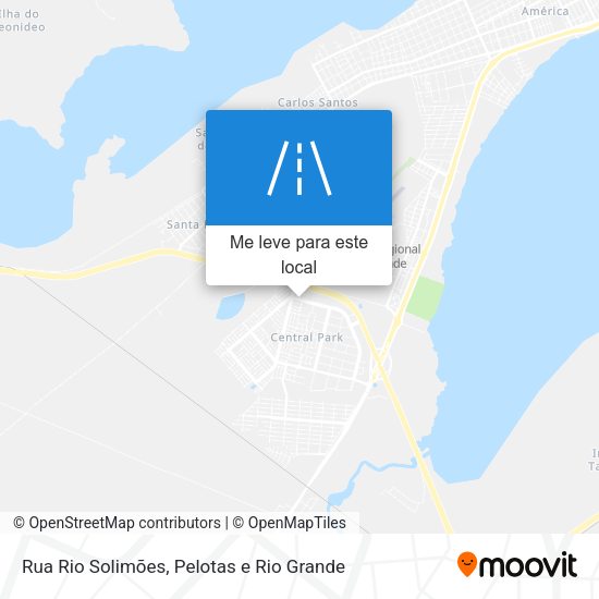 Rua Rio Solimões mapa