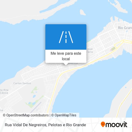 Rua Vidal De Negreiros mapa