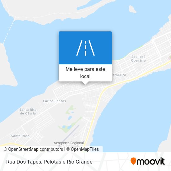 Rua Dos Tapes mapa