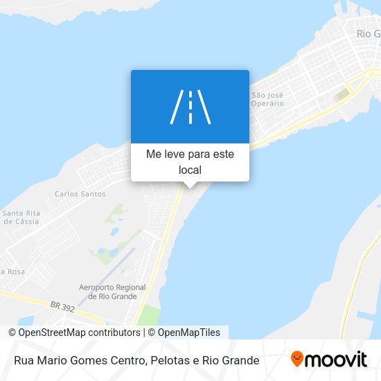 Rua Mario Gomes Centro mapa
