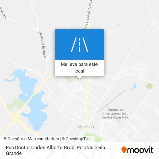 Rua Doutor Carlos Alberto Brod mapa