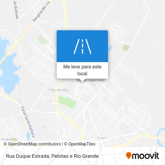 Rua Duque Estrada mapa
