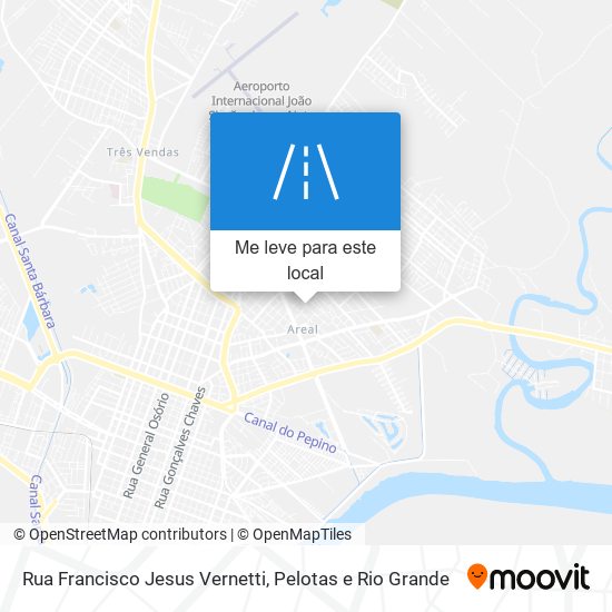 Rua Francisco Jesus Vernetti mapa